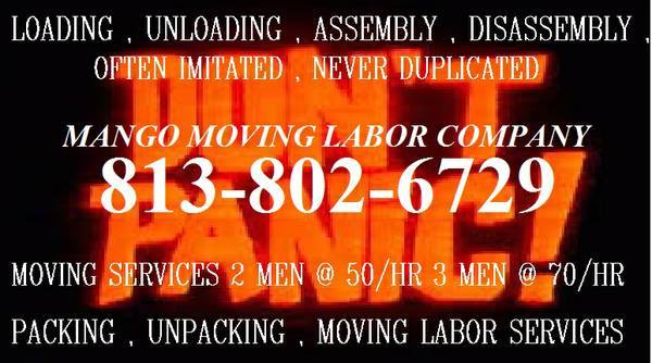 WE CAN LOAD/UNLOAD YOUR PODS, TRUCKS, ABF & STORAGE UNITS FOR $179 If today is your moving day then you have clicked on the right page, we can help today same and next day moving services/ experienced movers, check out our customer review rating.... of 4.7 out of 5.0 with 55 completed jobs and 0 no shows. We can usually be on site with in 2 hours Book us online today we can assist with all of the labor needed on your moving day. We are Loading and Unloading Experts ,We load Uhaul , Penske, Budget and other moving trucks as well as storage units containers ABF Trailers Packrats Pods and more if you need help on moving day Book us for an inexpensive easy smooth move as soon as you book us we will give a confirmation call to the number provided on the work order. We will then onfirm we received your order as well as a confirmation call the day before moving day.All of this will be done via email ,,, great for those in need of a receipt.We feel communication is one of the most important part of our business right behind full completion of the job and at the customers satisfaction. LAST MINUTE MOVING labor HELP CHECK OUT OUR CUSTOMER REVIEW SECTION .....Our professional moving labor helpers help with the disassembly and reassembly of beds, as well as the disconnection and reconnection of appliances without any additional charges. .Hiring our moving labor helpers as your moving muscle, provides you with the knowledge and abilities needed to conduct a professional and cost effective move. Save time and money when using Reliable Movers Moving Labor .It's the best moving alternative for conventional moving solutions.No need to call on family and friends, professional moving labor help is only a phone call away Working Hours: Sunday:12:00 AM - 11:00 PM Monday: 12:00 AM - 11:00 PM Tuesday: 12:00 AM - 11:00 PM Wednesday: 12:00 AM - 11:00 PM Thursday: 12:00 AM - 11:00 PM Friday: 12:00 AM - 11:00 PM Saturday: 12:00 AM - 11:00 PM Equipment Details: Dollies/Handtrucks: Available Upon Request 4 Wheeled Furniture Dolly:Additional fees apply,you must arrange payment for this equipment directly with your helper after your order is placed. Plastic Wrap:Additional fees apply,you must arrange payment for this equipment directly with your helper after your order is placed.Furniture Pads (local moves only):Additional fees apply, you must arrange payment for this equipment directly with your helper after your order is placed. Rope/Tie Downs:Additional fees apply, you must arrange payment for this equipment directly with your helper after your order is placed. If you would like us to bring any of the equipment listed, make sure to put this request in your job details when placing your order. If additional fees are listed for this equipment, you must arrange payment for these items directly with us after your order is placed.do NOT contact me with unsolicited services or offers ◙▬Ã¢â‚¬Â¢▬ * Moving Help Experienced +Affordable * Ã¢â‚¬Â¢▬Ã¢â‚¬    Storage Containers On-Site Storage Long Distance Moving Moving & Storage Moving Containers Business Moving & Storage Also try how to load a pod container movers to load a pod how to load a podhow to load a pod container video best way to load a pod how to down load a pod how do you load a pod load a pod Moving Loading Unloading Help Tampa Clearwater St Pete